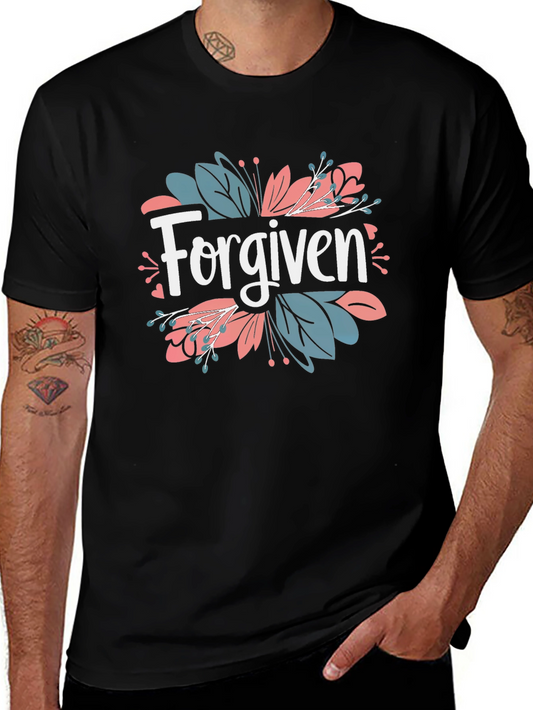 Forgiven Floral Graphic T-Shirt - Soft Cotton Blend
