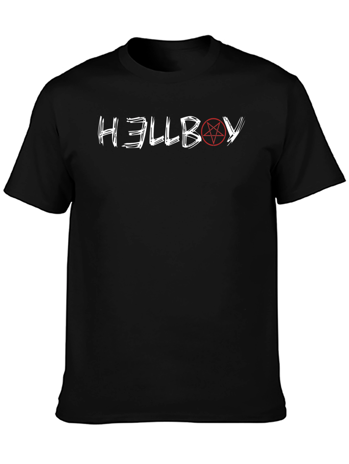 Hellboy Graphic T-Shirt - Black Cotton Tee