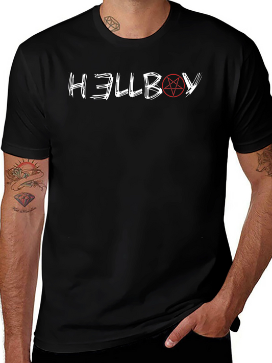 Hellboy Graphic T-Shirt - Black Cotton Tee