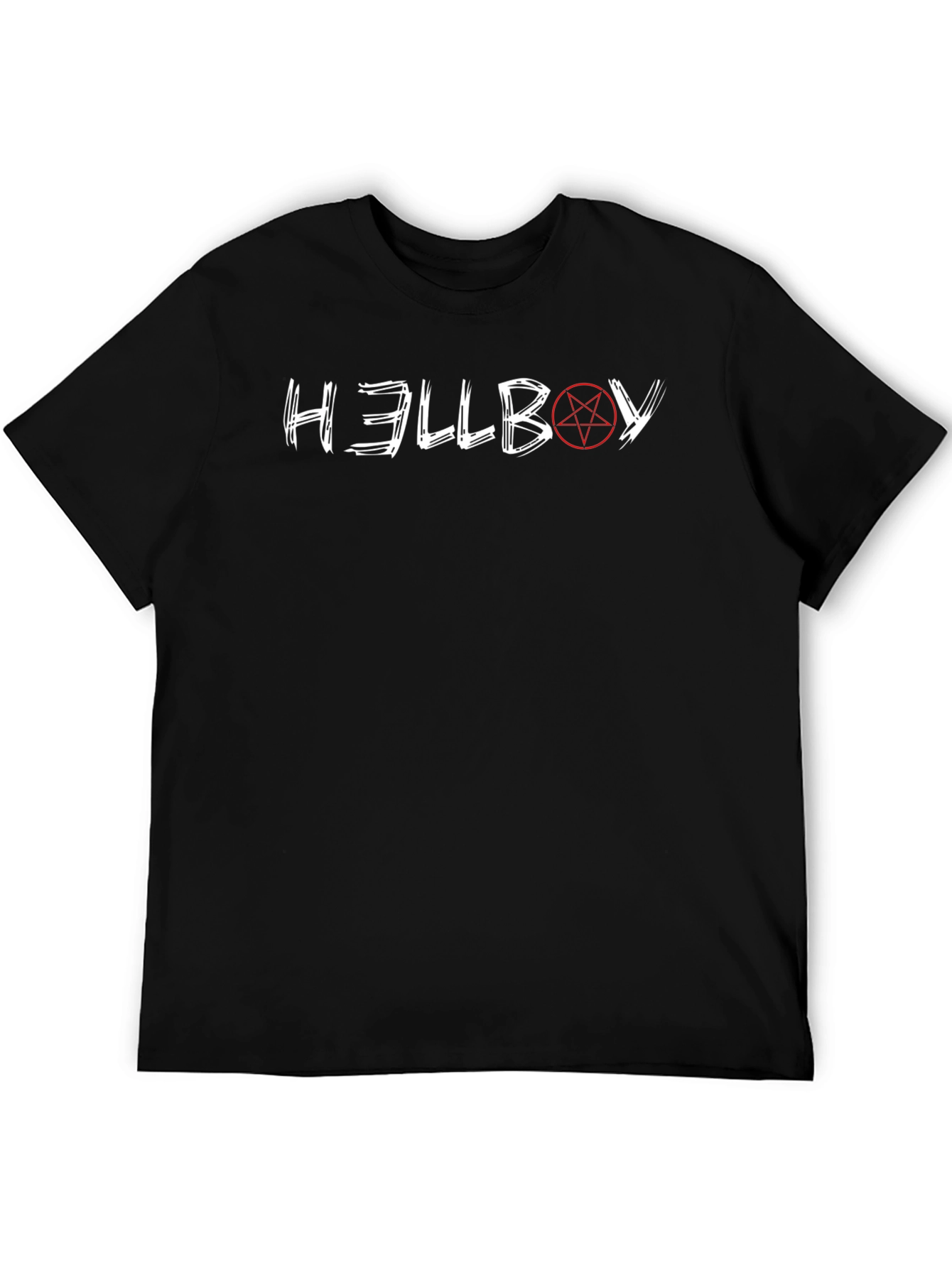 Hellboy Graphic T-Shirt - Black Cotton Tee