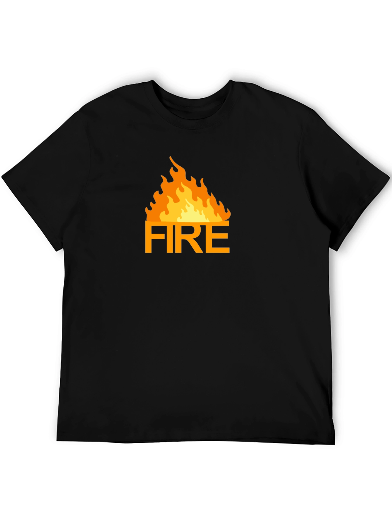 Fire Graphic T-Shirt - Bold Statement Tee