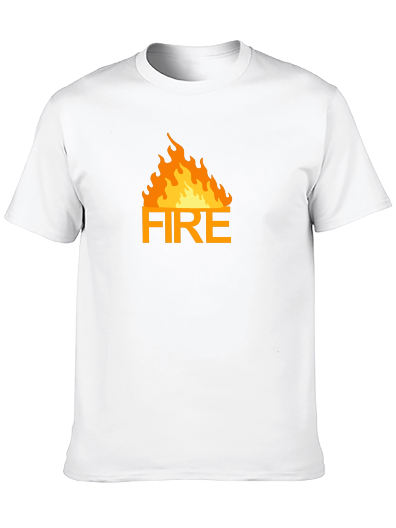 Fire Graphic T-Shirt - Bold Statement Tee