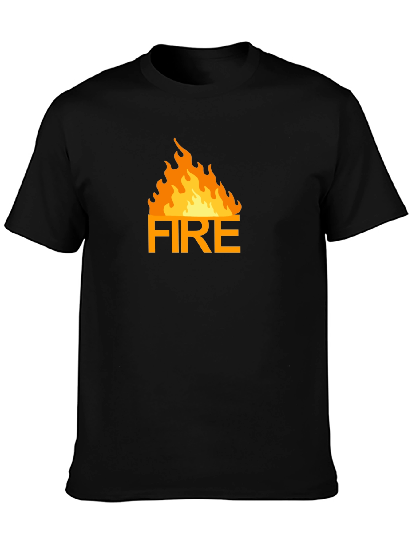 Fire Graphic T-Shirt - Bold Statement Tee