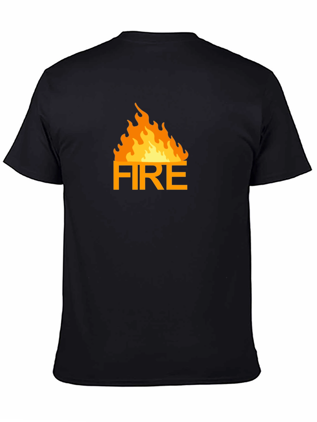 Fire Graphic T-Shirt - Bold Statement Tee