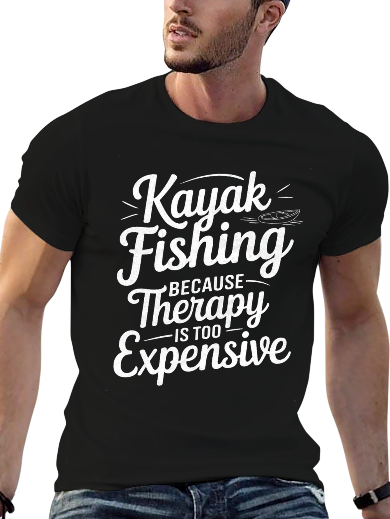 Kayak Fishing Therapy T-Shirt