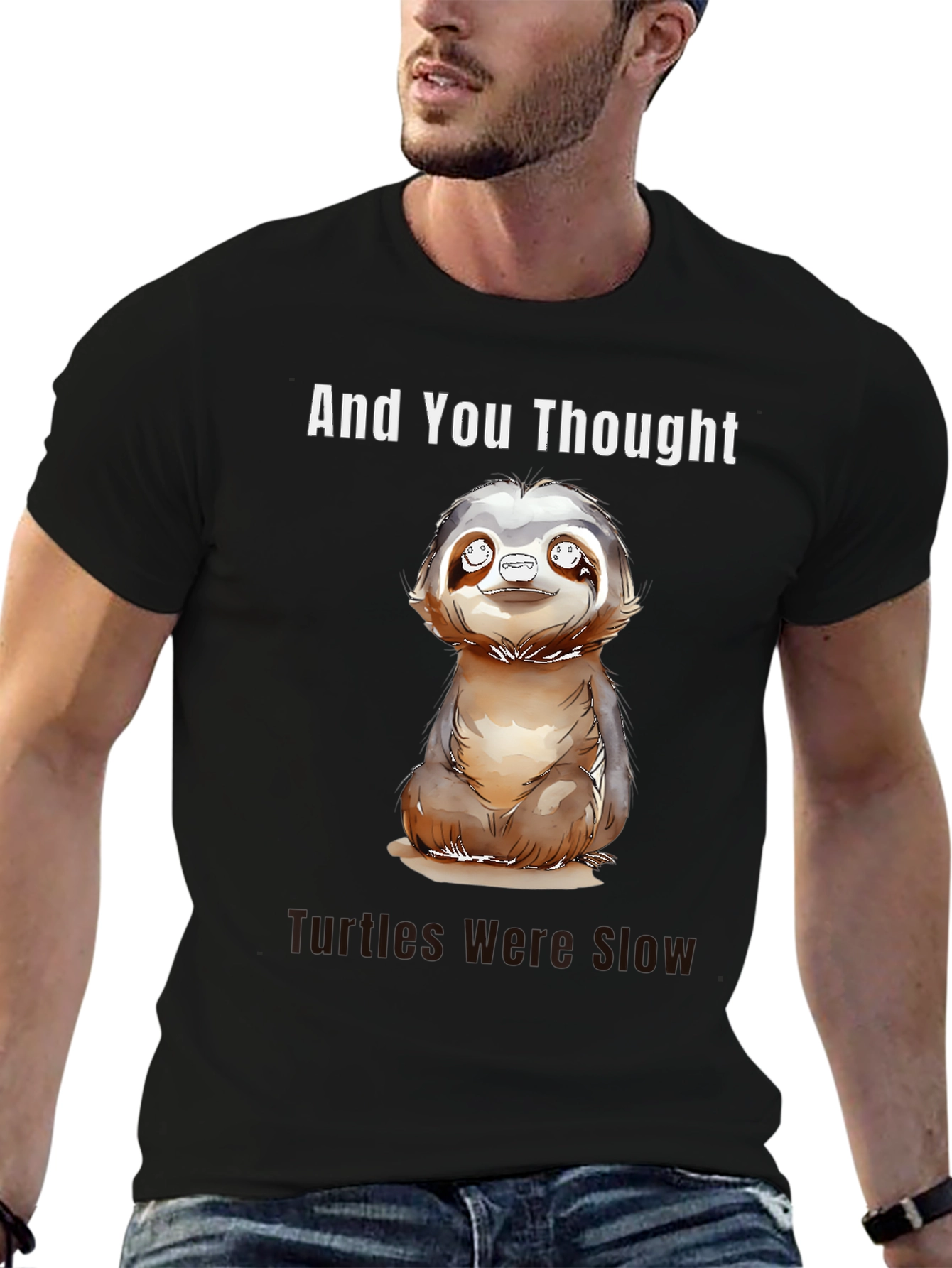 Sloth Graphic T-Shirt - Funny & Unique Design