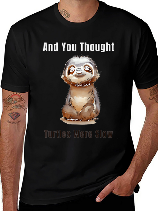 Sloth Graphic T-Shirt - Funny & Unique Design