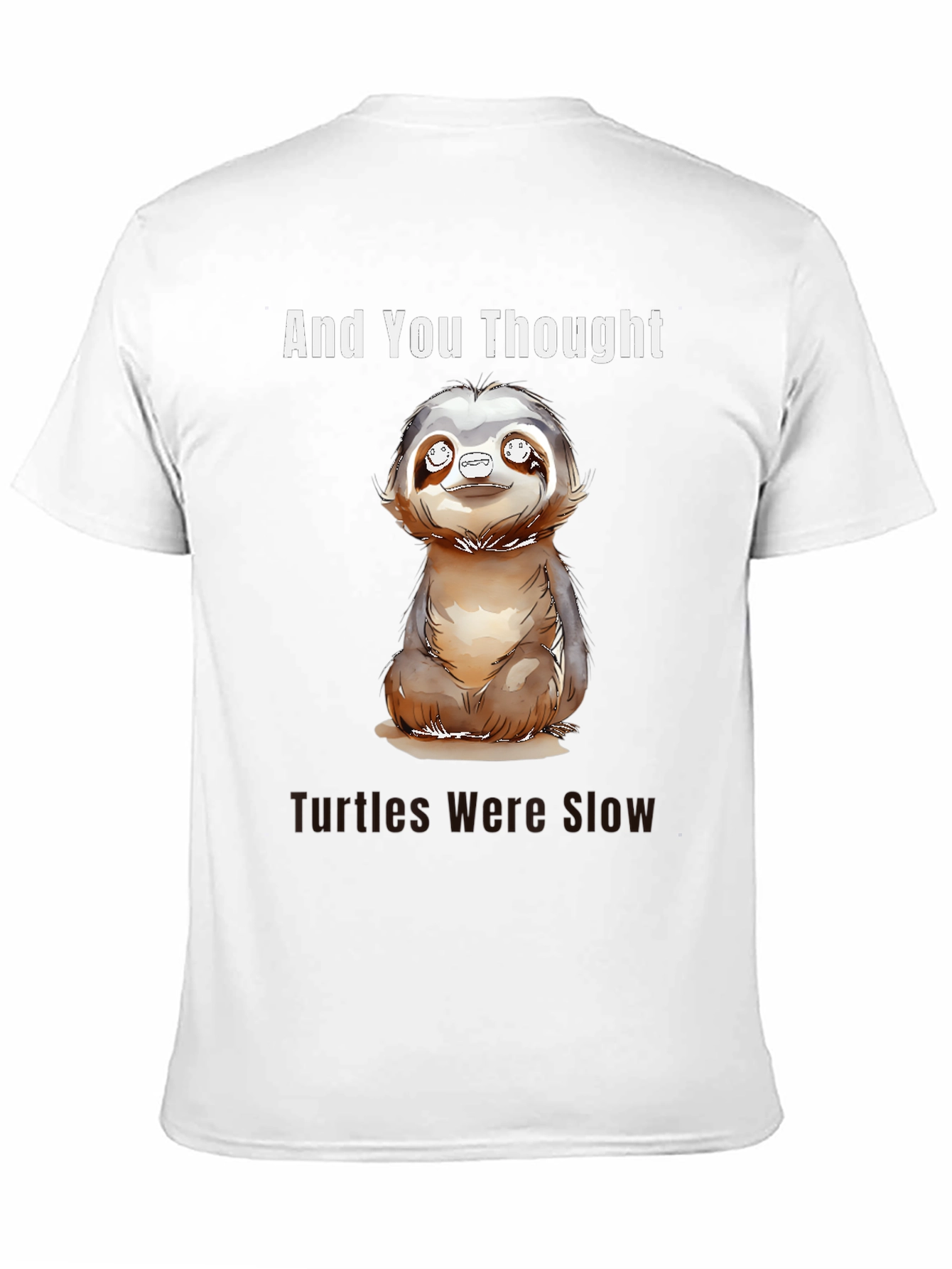 Sloth Graphic T-Shirt - Funny & Unique Design