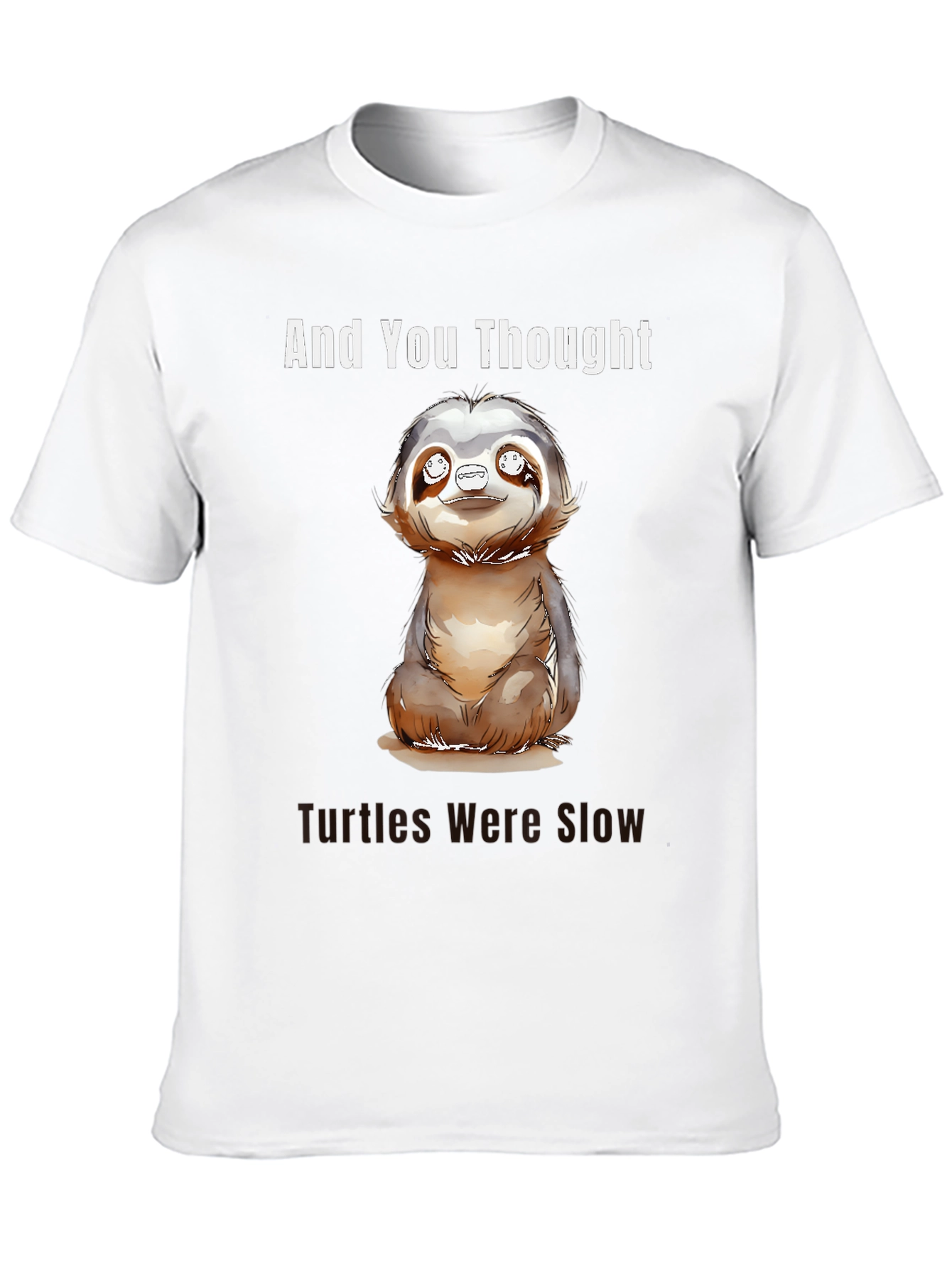 Sloth Graphic T-Shirt - Funny & Unique Design