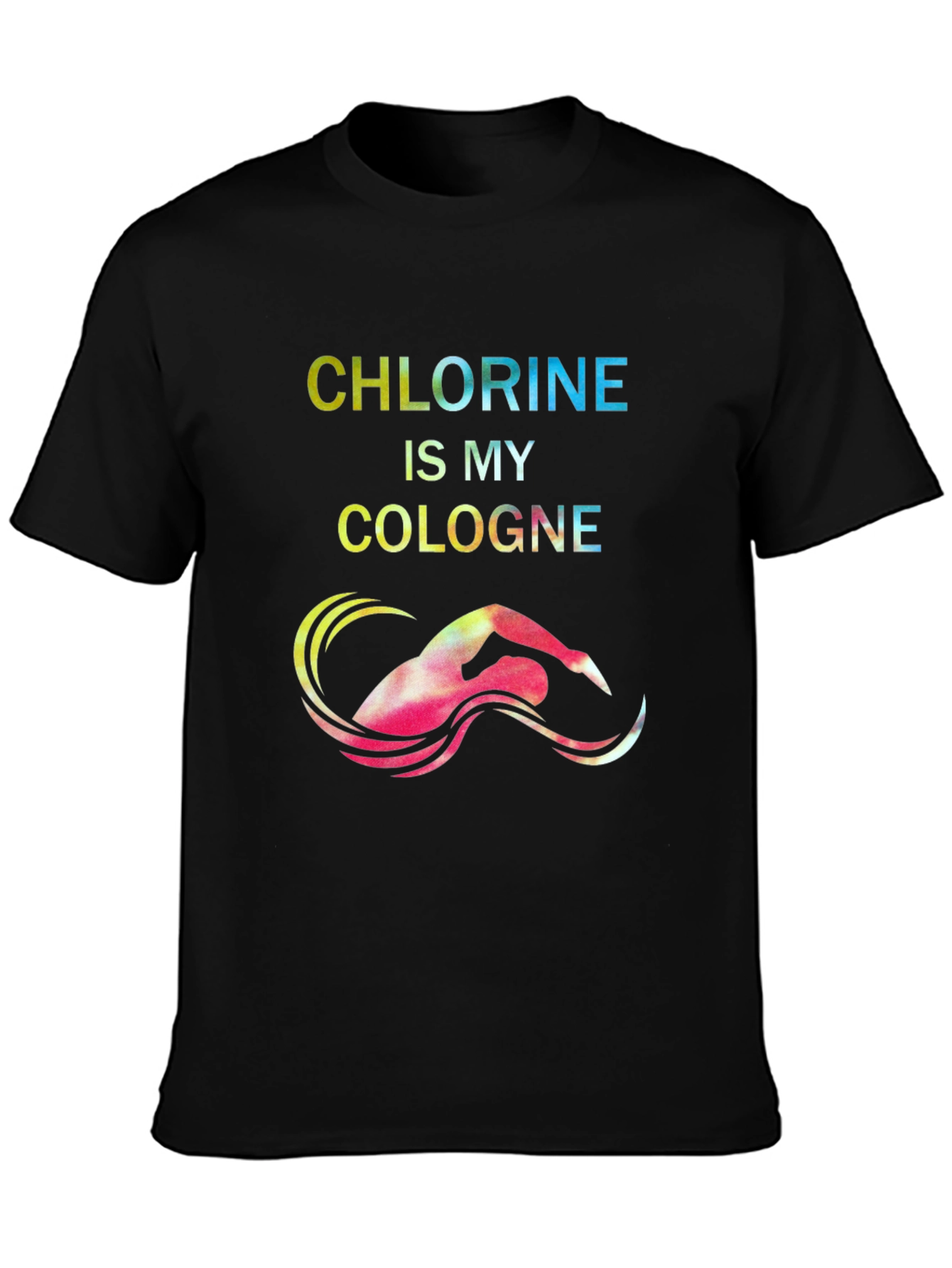 Chlorine Cologne Swimmer Graphic Tee