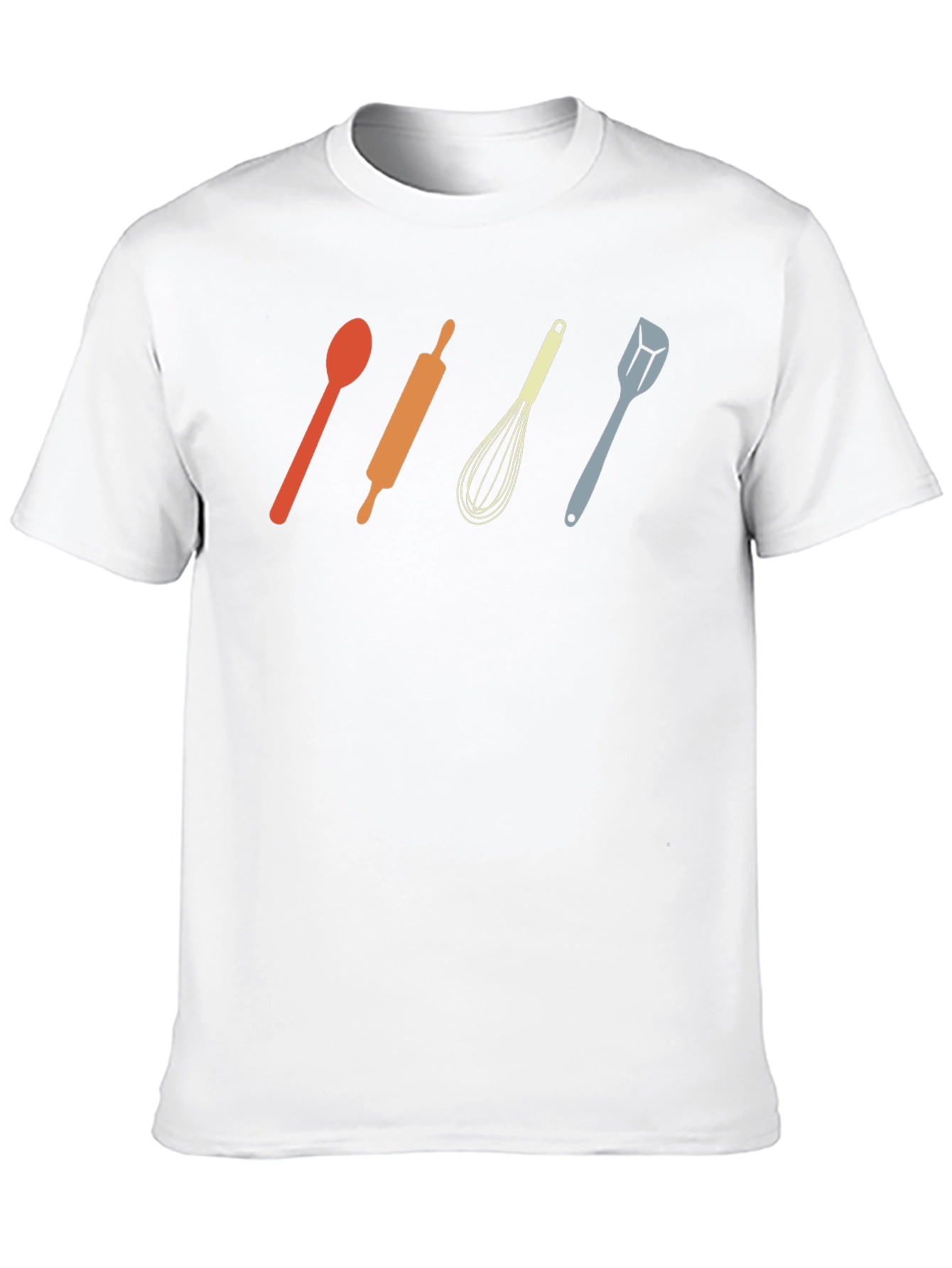 Retro Cooking Utensil T-Shirt - Chef Baker Gift