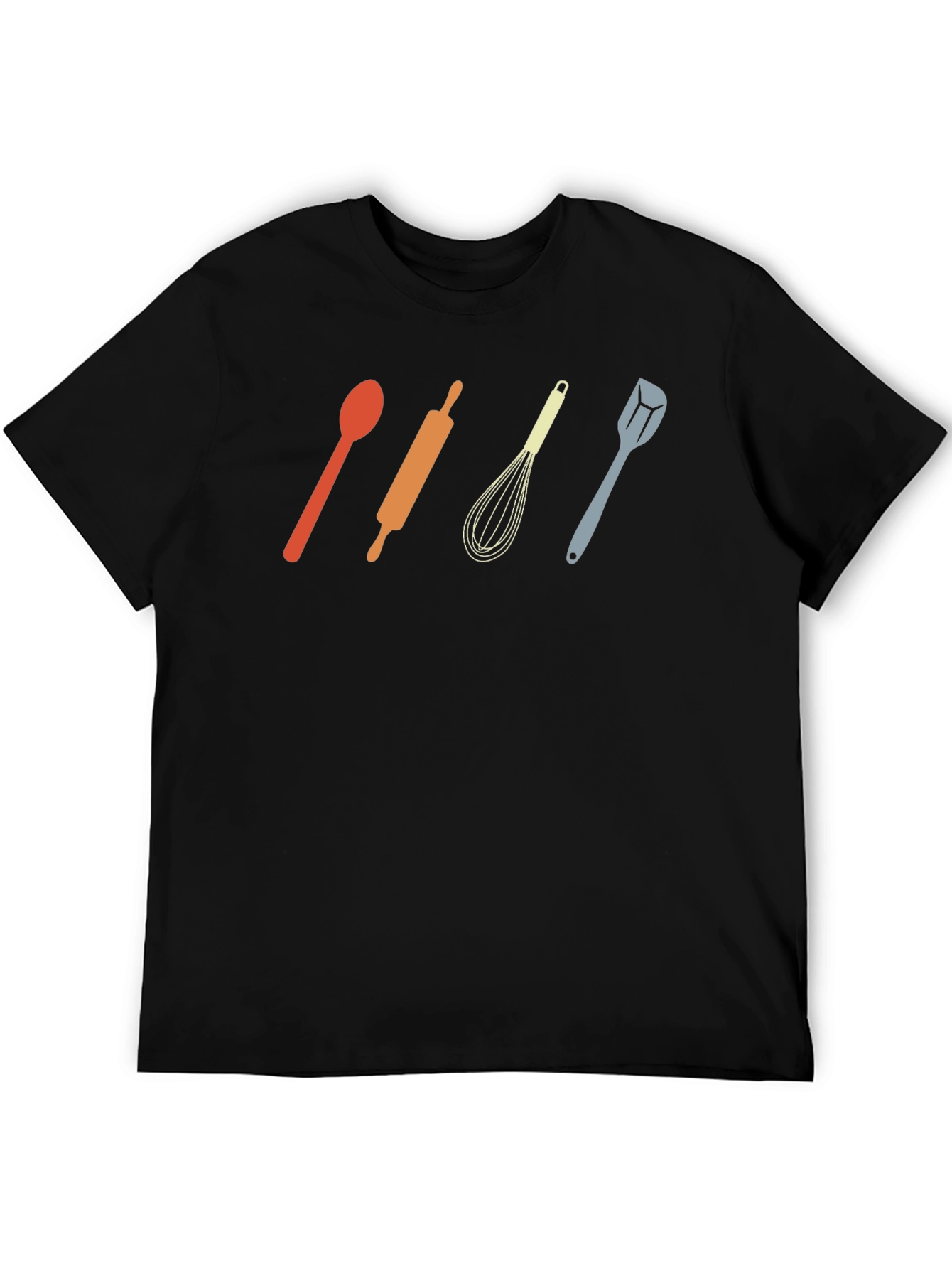 Retro Cooking Utensil T-Shirt - Chef Baker Gift