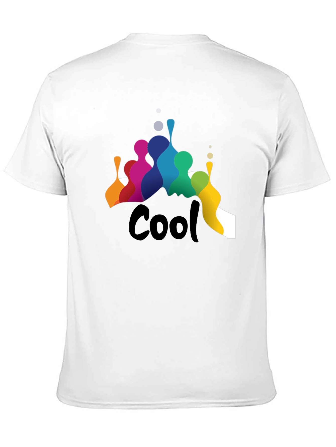 Cool Graphic Print Black T-Shirt