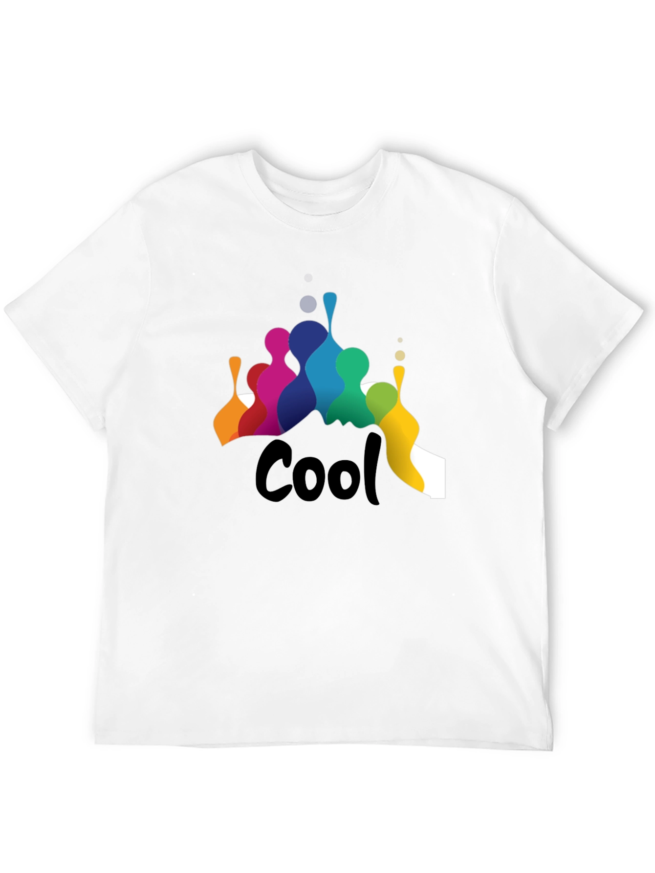 Cool Graphic Print Black T-Shirt