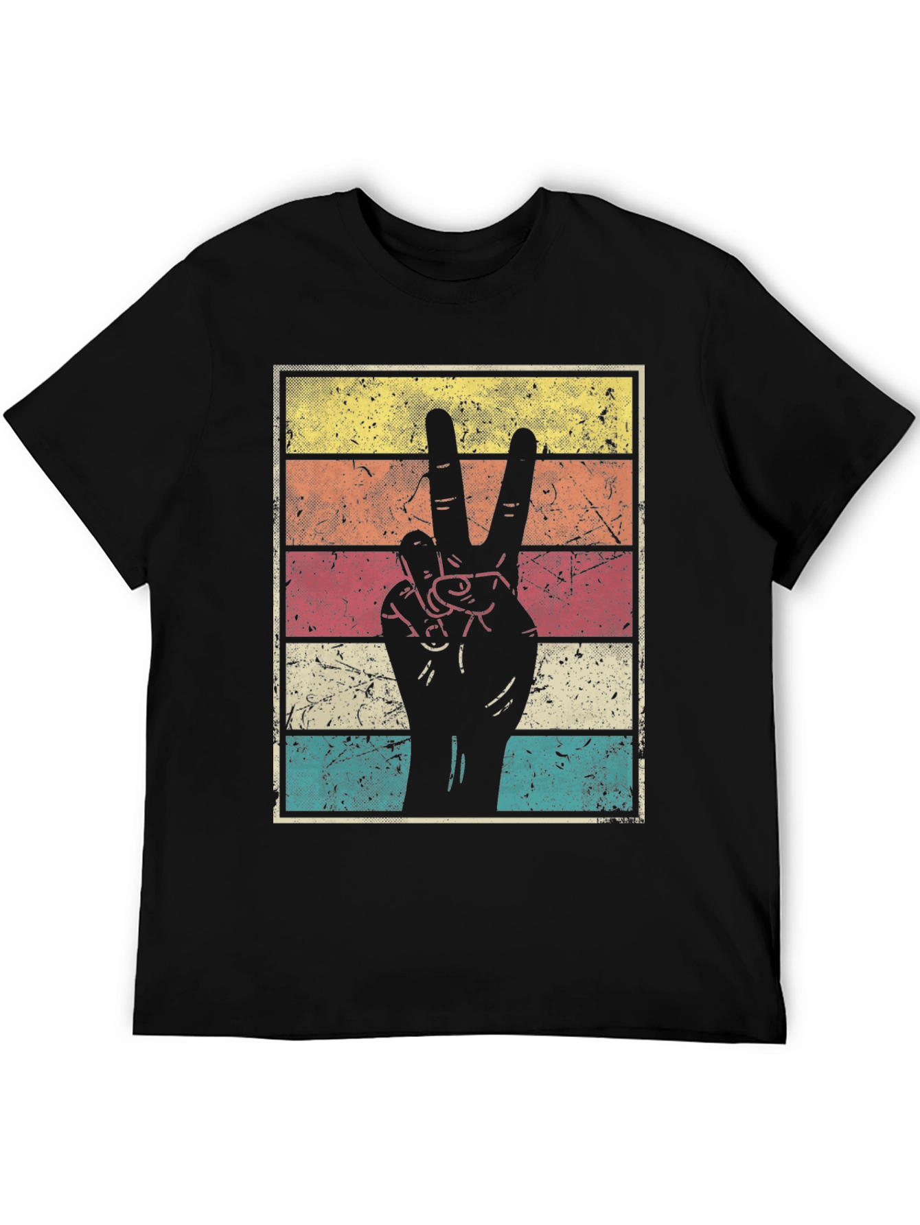 Retro Peace Sign Graphic Tee