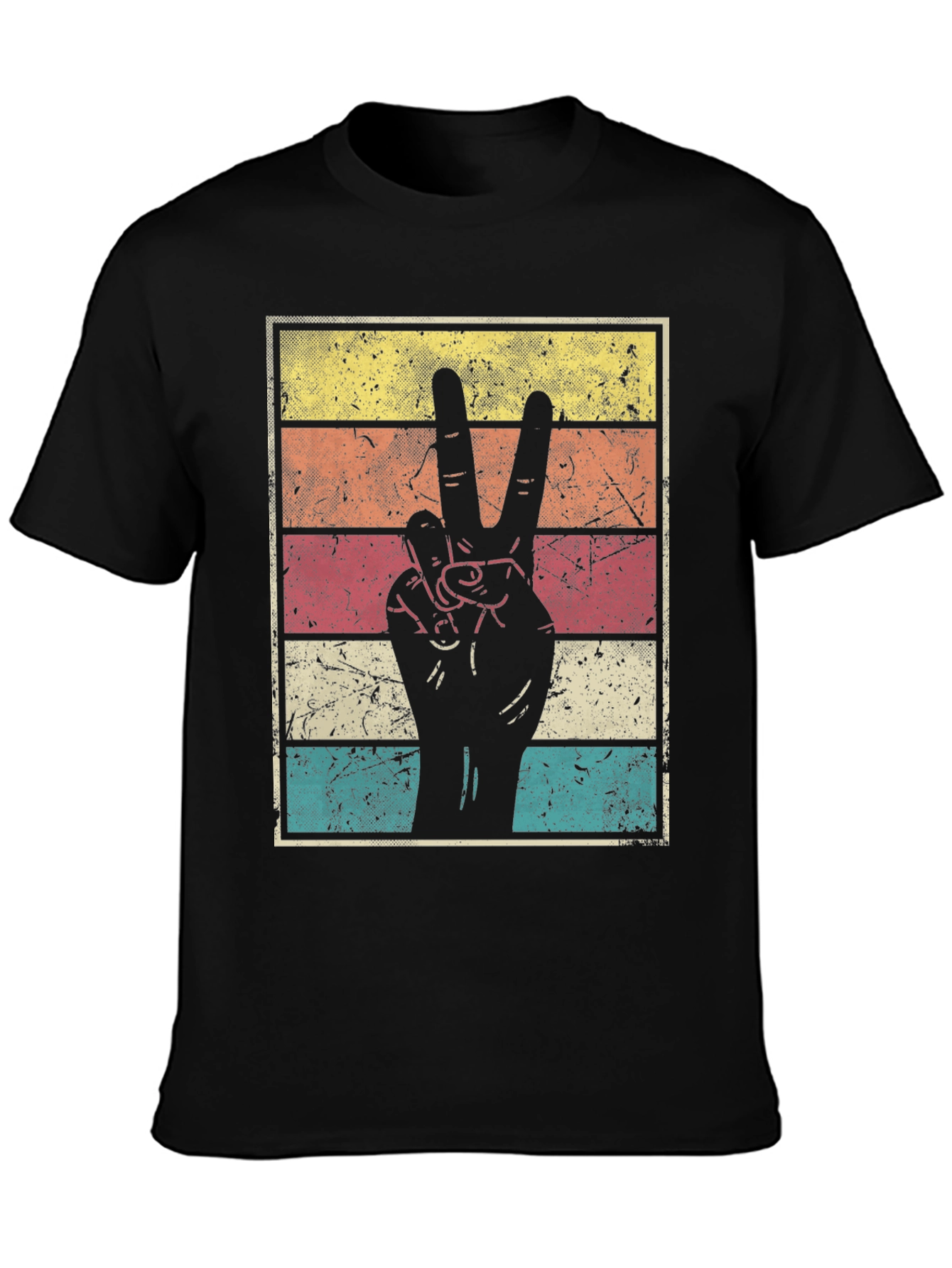 Retro Peace Sign Graphic Tee