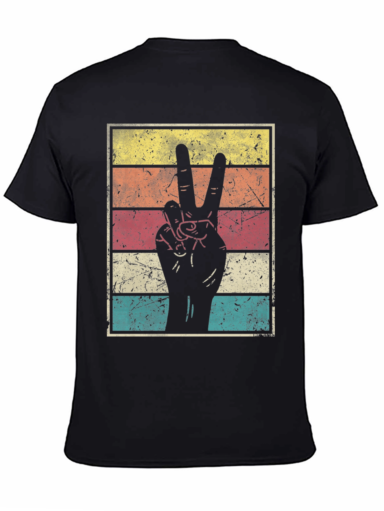 Retro Peace Sign Graphic Tee