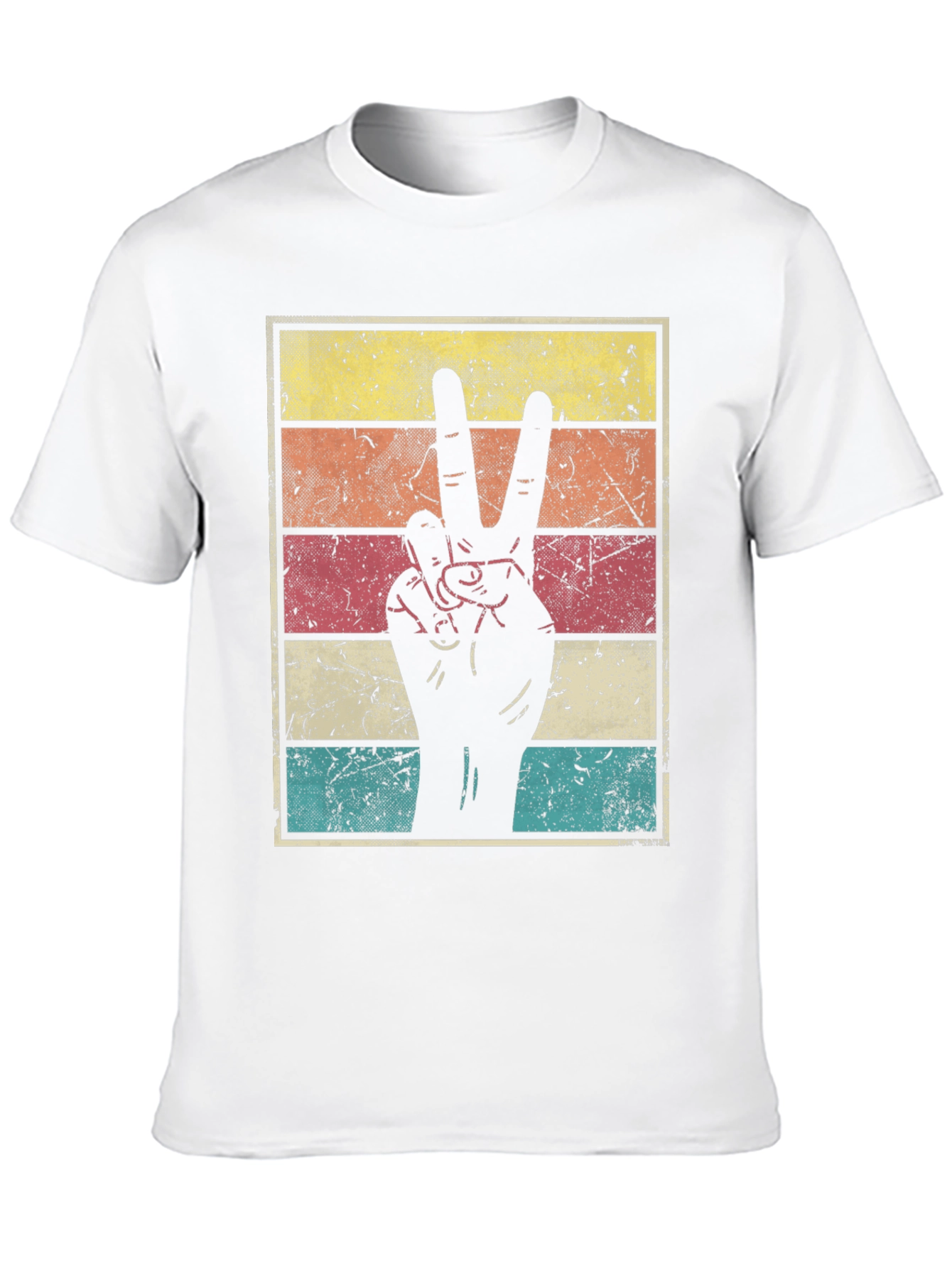 Retro Peace Sign Graphic Tee