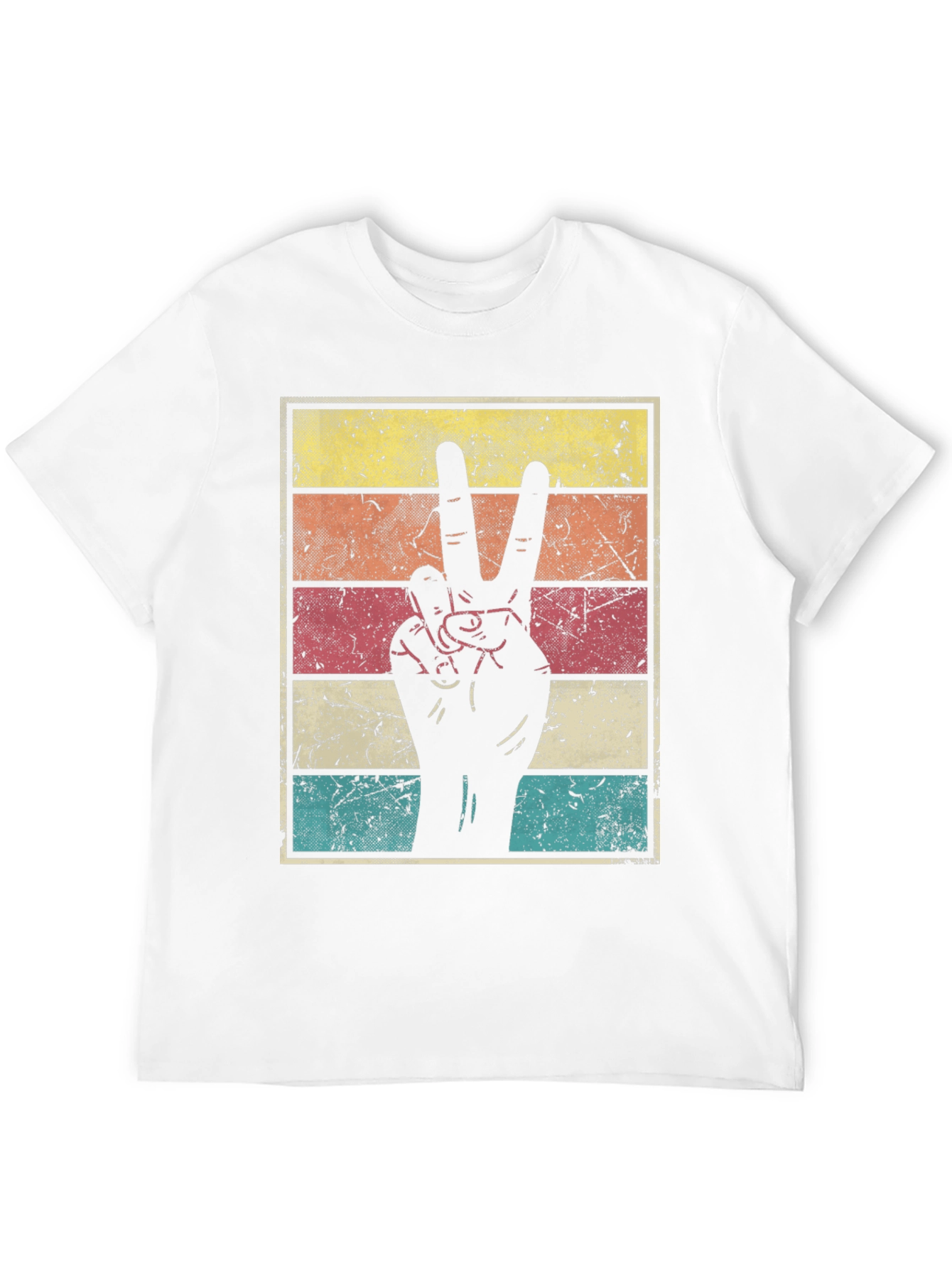 Retro Peace Sign Graphic Tee
