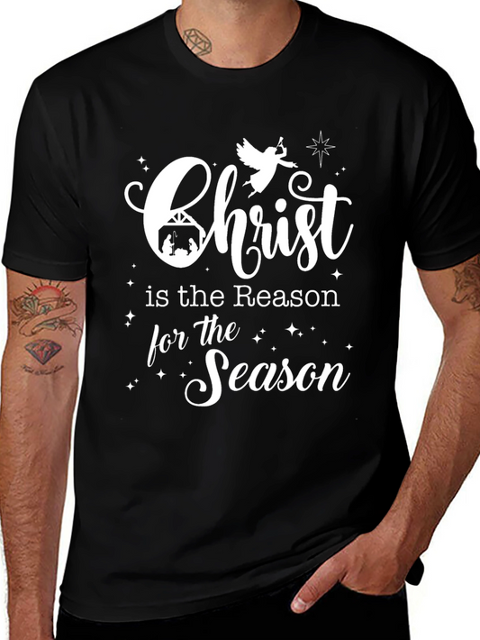 Christ is the Reason for the Season Black T-Shirt