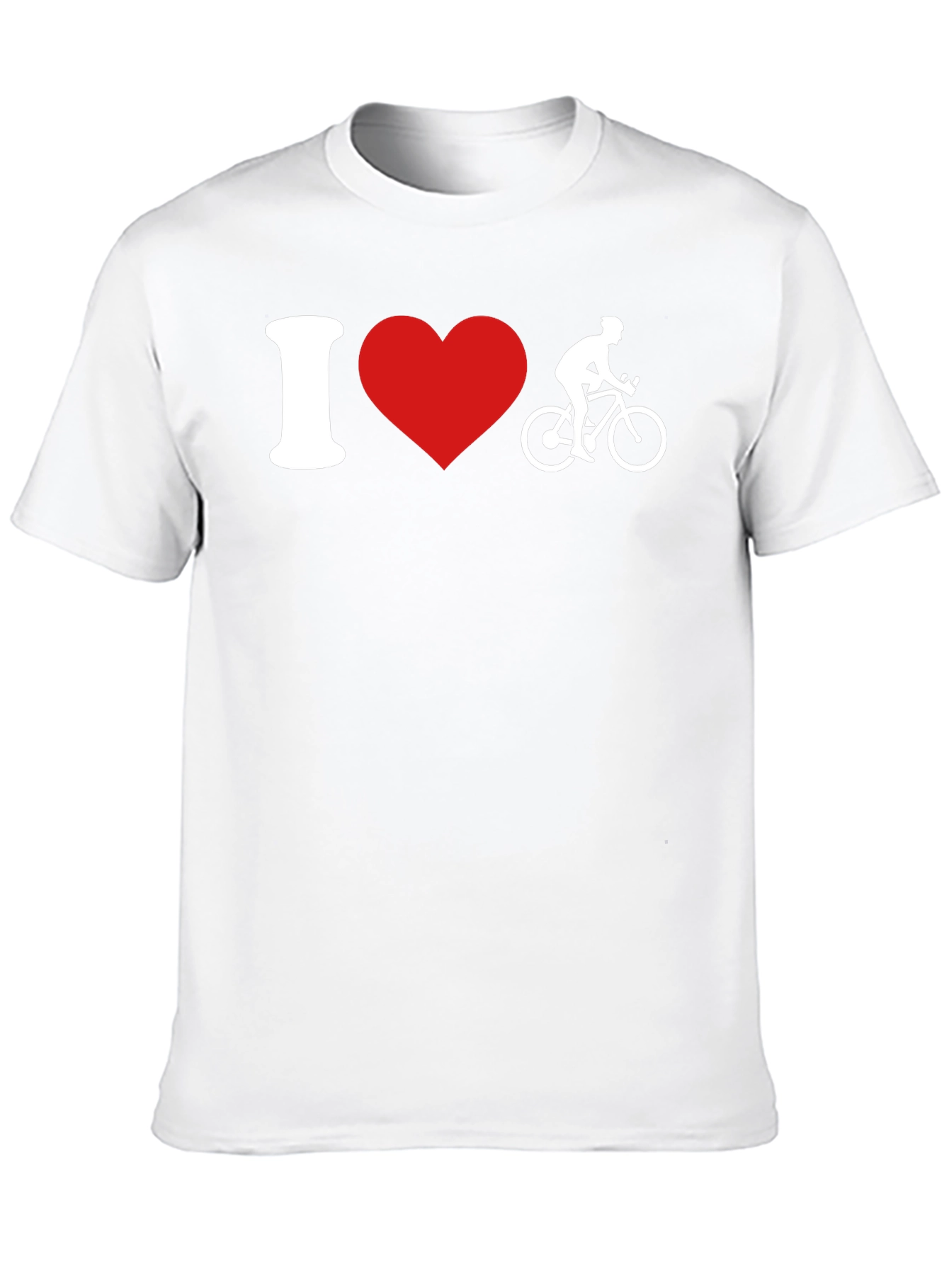 I Heart Cycling T-Shirt - Black Tee