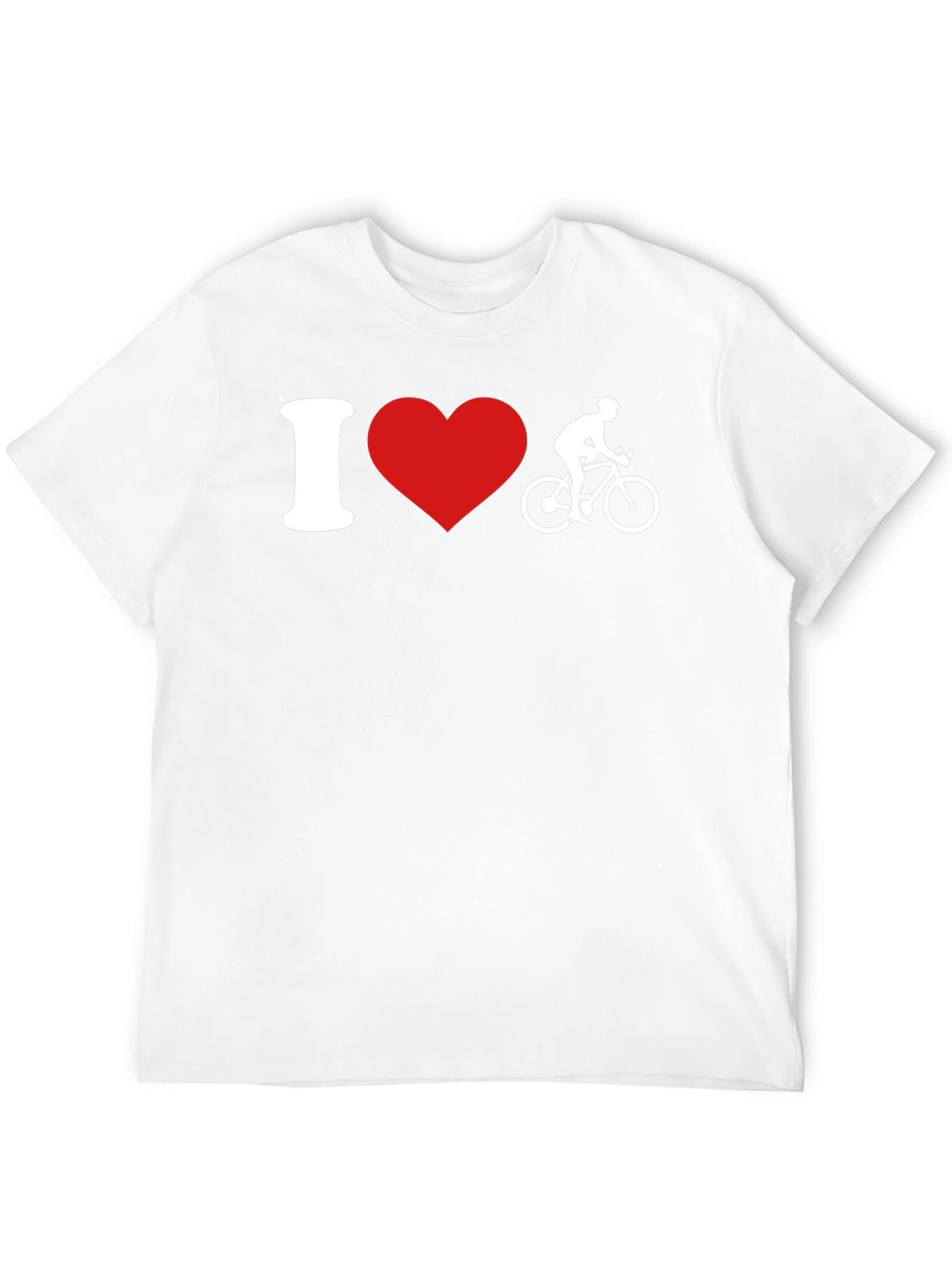 I Heart Cycling T-Shirt - Black Tee