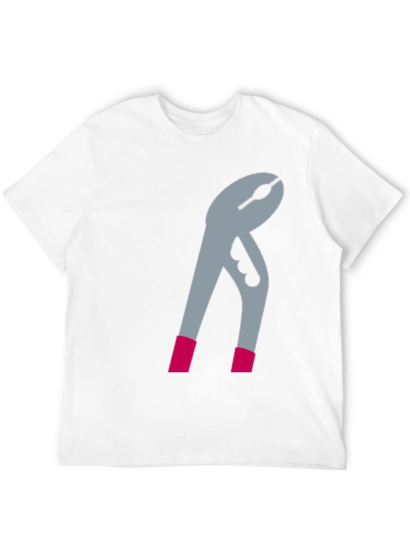 Novelty Pliers Graphic T-Shirt - Black Casual Tee
