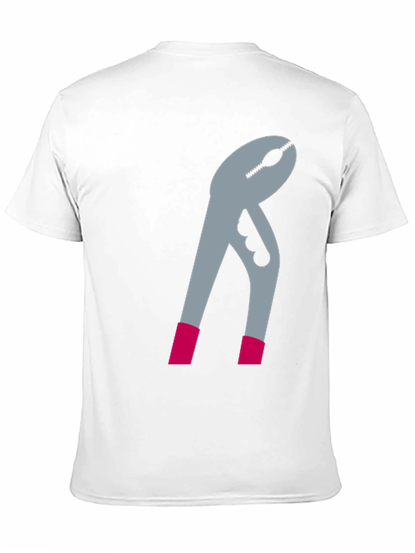 Novelty Pliers Graphic T-Shirt - Black Casual Tee