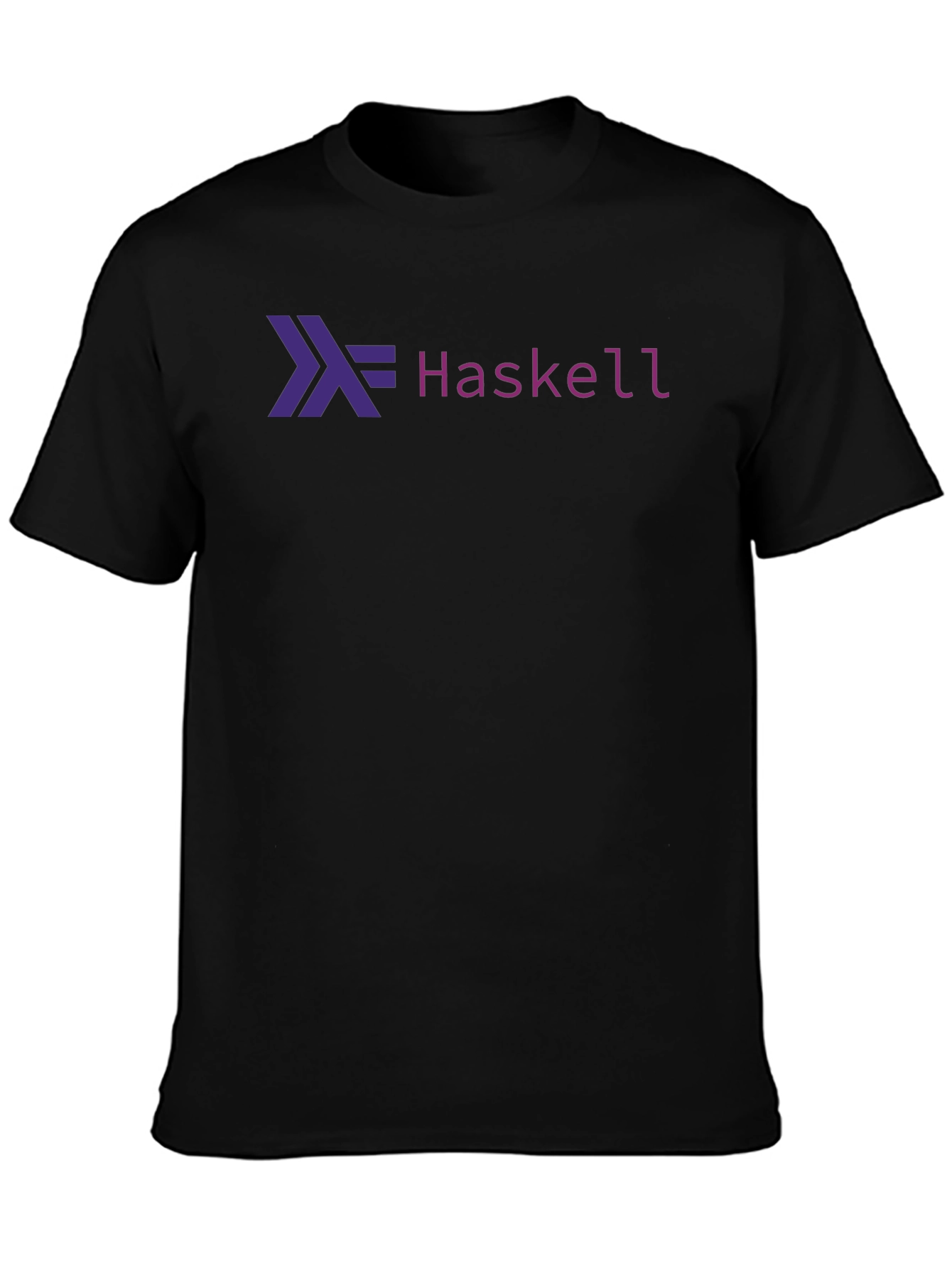 Haskell Logo Black Tee - Programmer T-Shirt