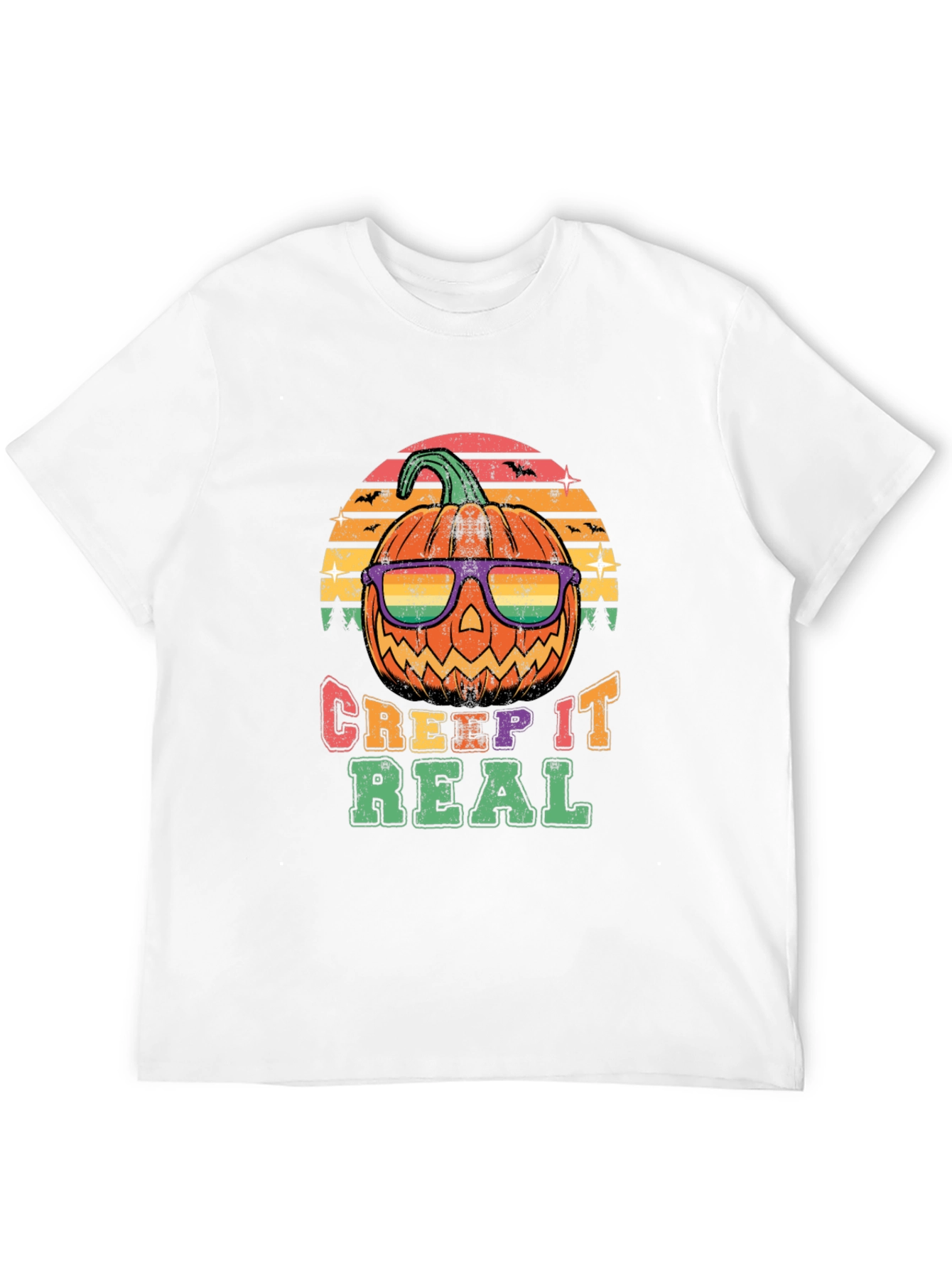 Creep It Real Halloween Pumpkin T-Shirt