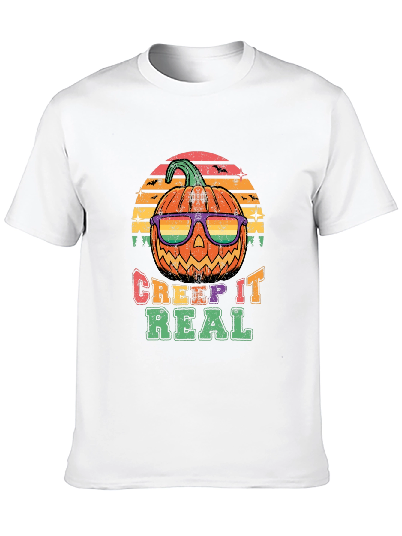 Creep It Real Halloween Pumpkin T-Shirt
