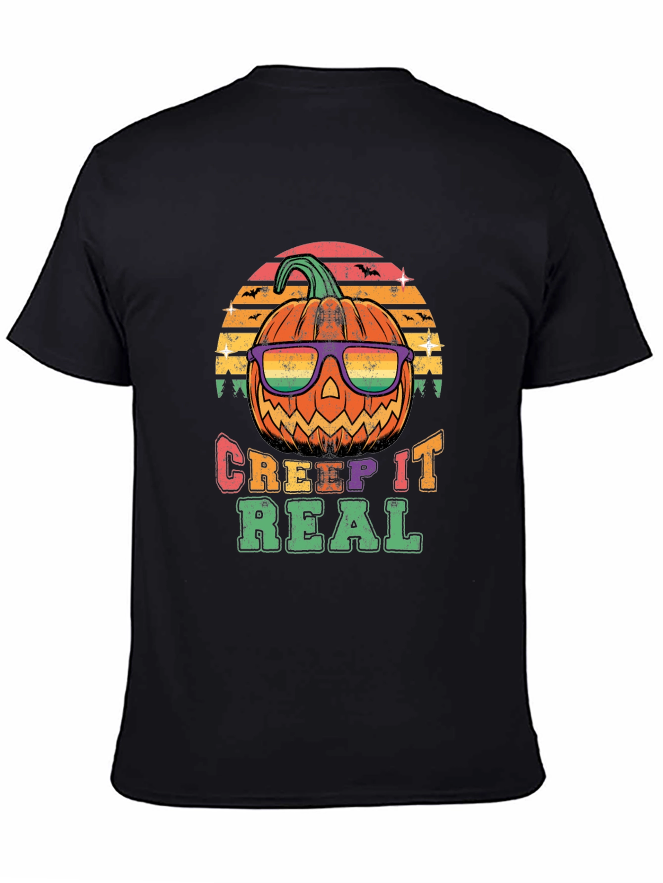 Creep It Real Halloween Pumpkin T-Shirt
