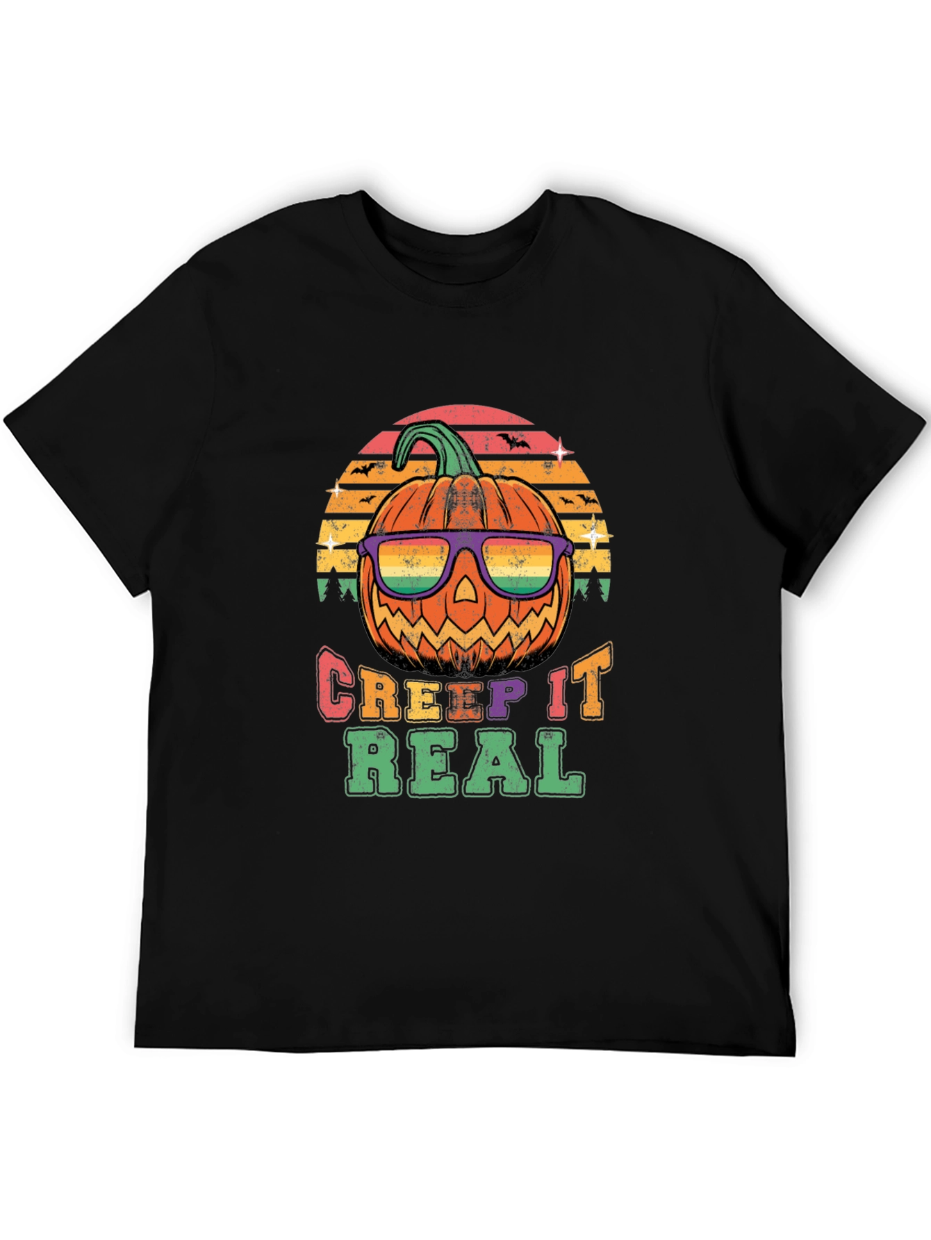 Creep It Real Halloween Pumpkin T-Shirt