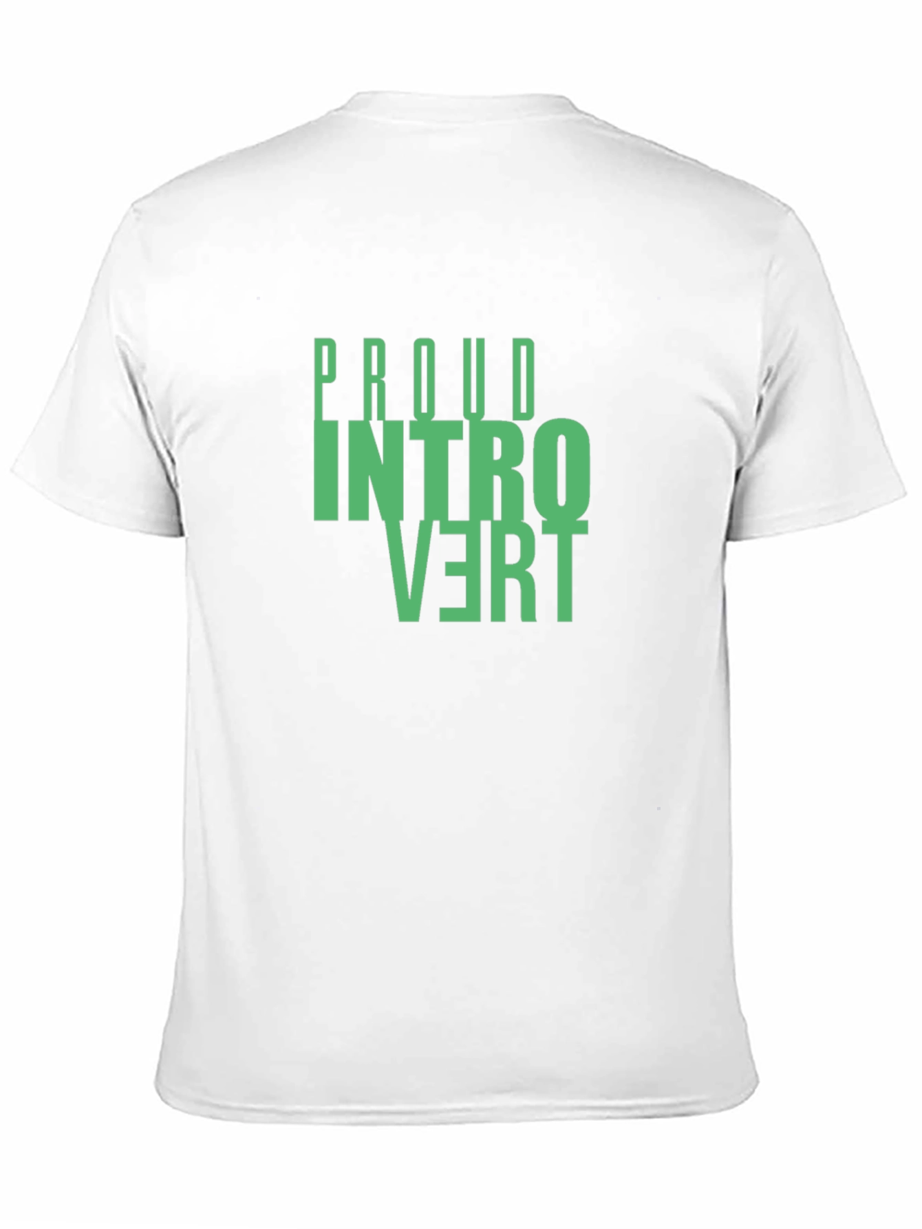 Proud Introvert T-Shirt - Black Cotton Graphic Tee