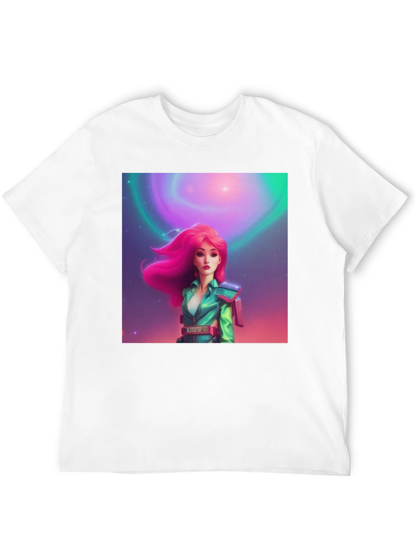 Retro Sci-Fi Girl Graphic Tee