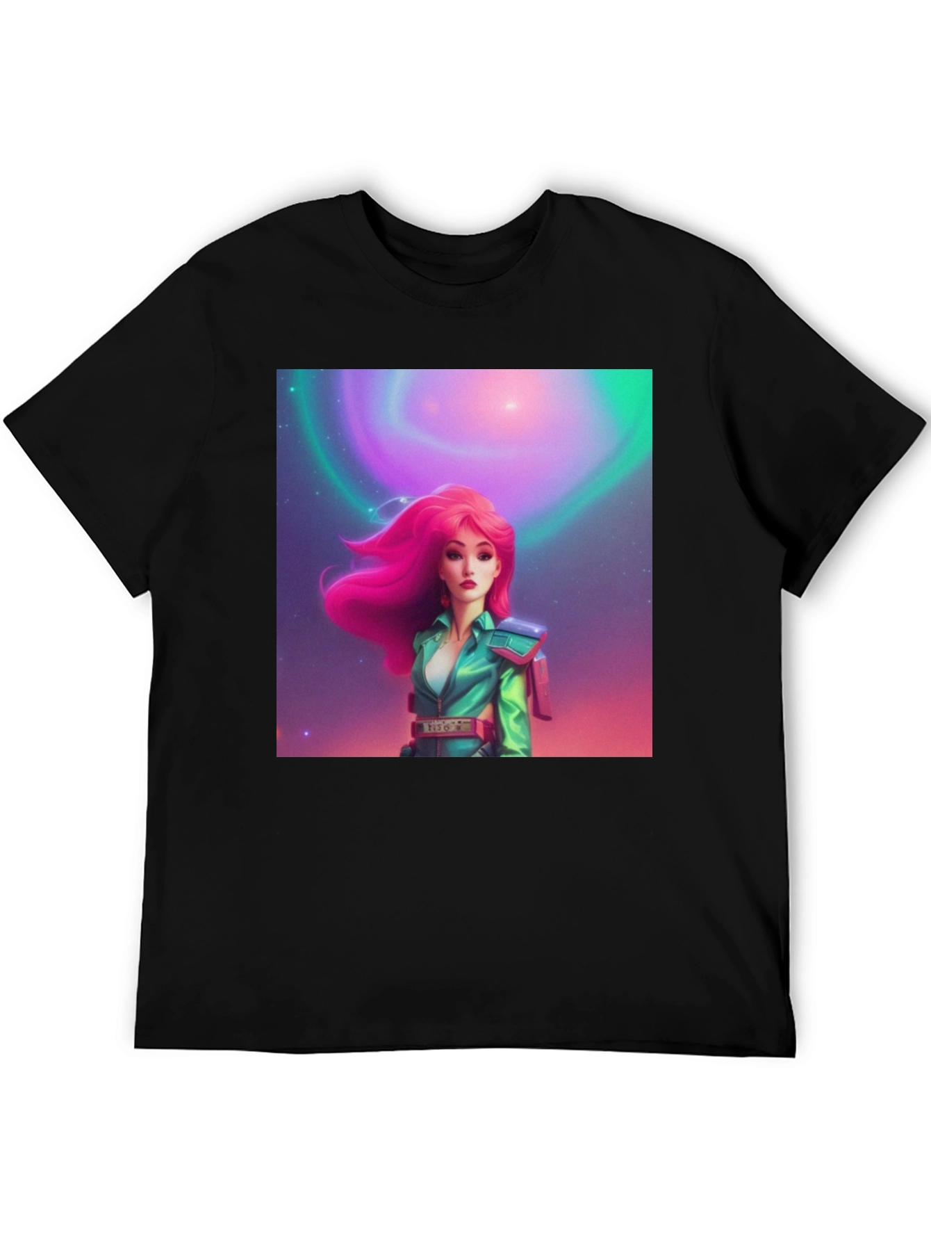 Retro Sci-Fi Girl Graphic Tee