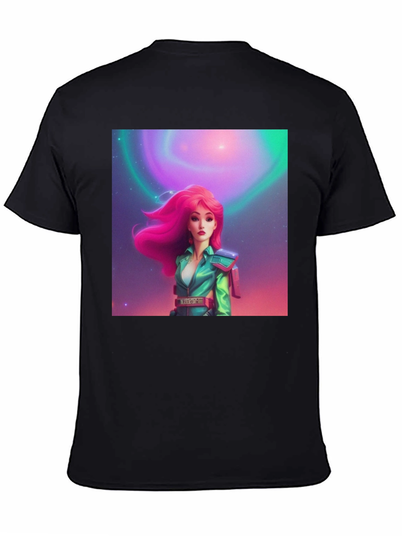 Retro Sci-Fi Girl Graphic Tee