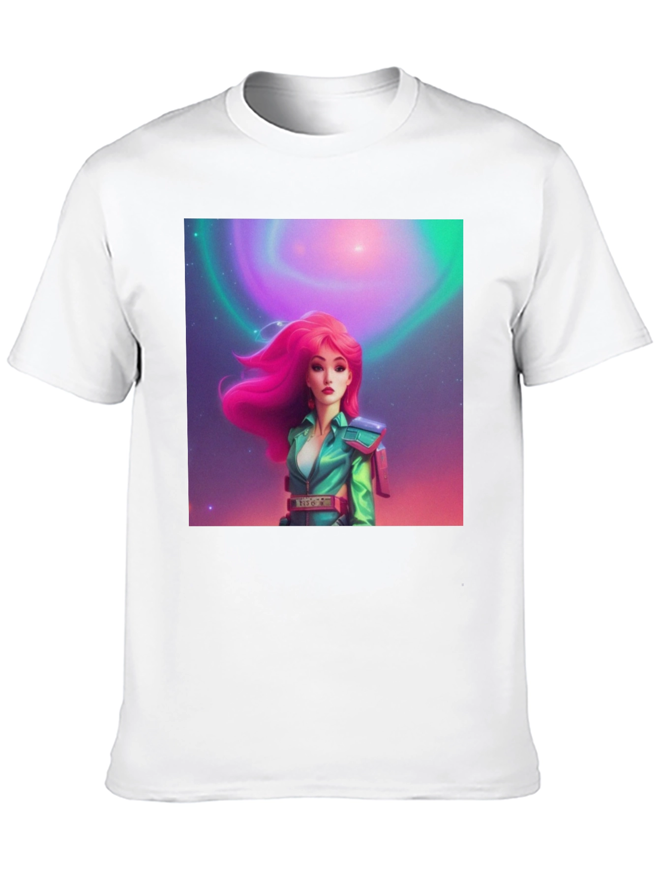 Retro Sci-Fi Girl Graphic Tee