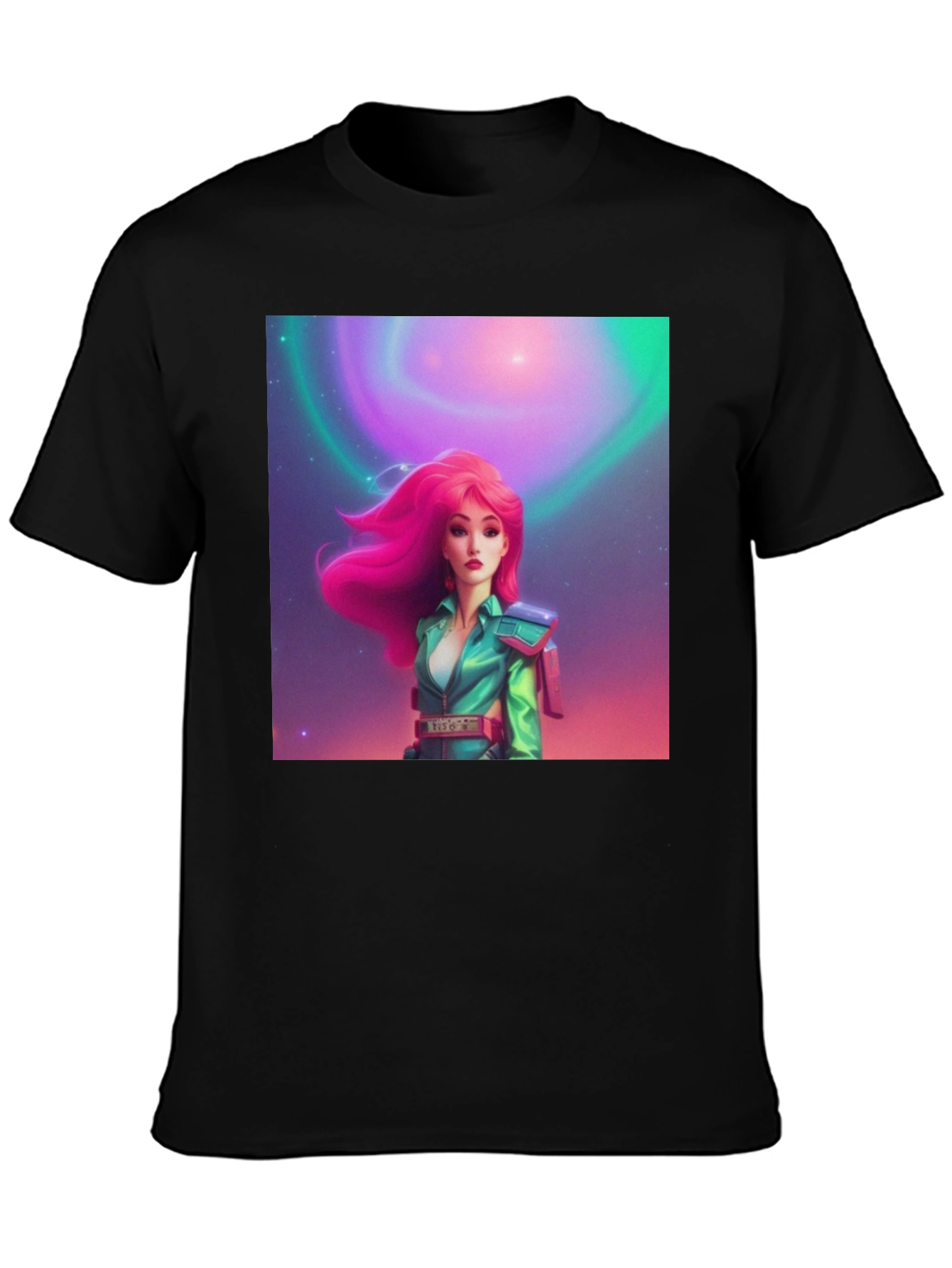 Retro Sci-Fi Girl Graphic Tee