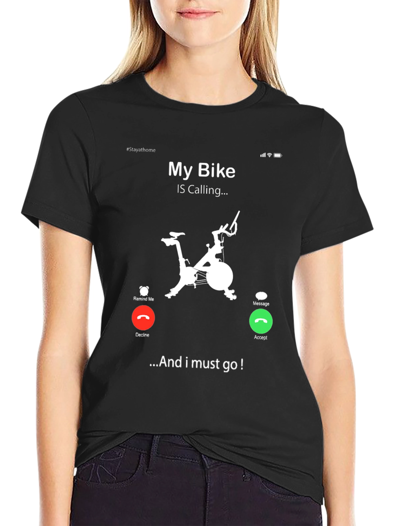 My Bike Is Calling Graphic T-Shirt