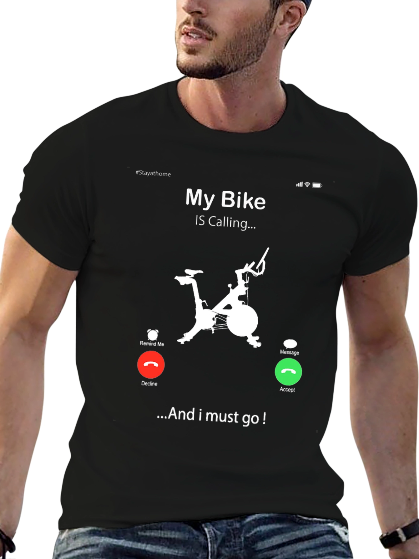 My Bike Is Calling Graphic T-Shirt