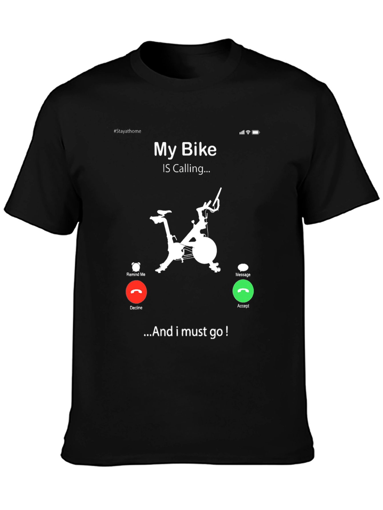 My Bike Is Calling Graphic T-Shirt