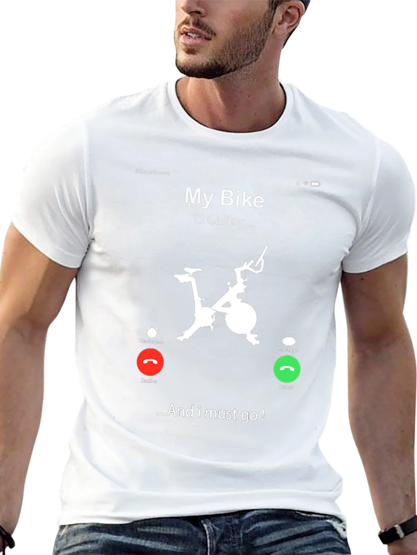 My Bike Is Calling Graphic T-Shirt