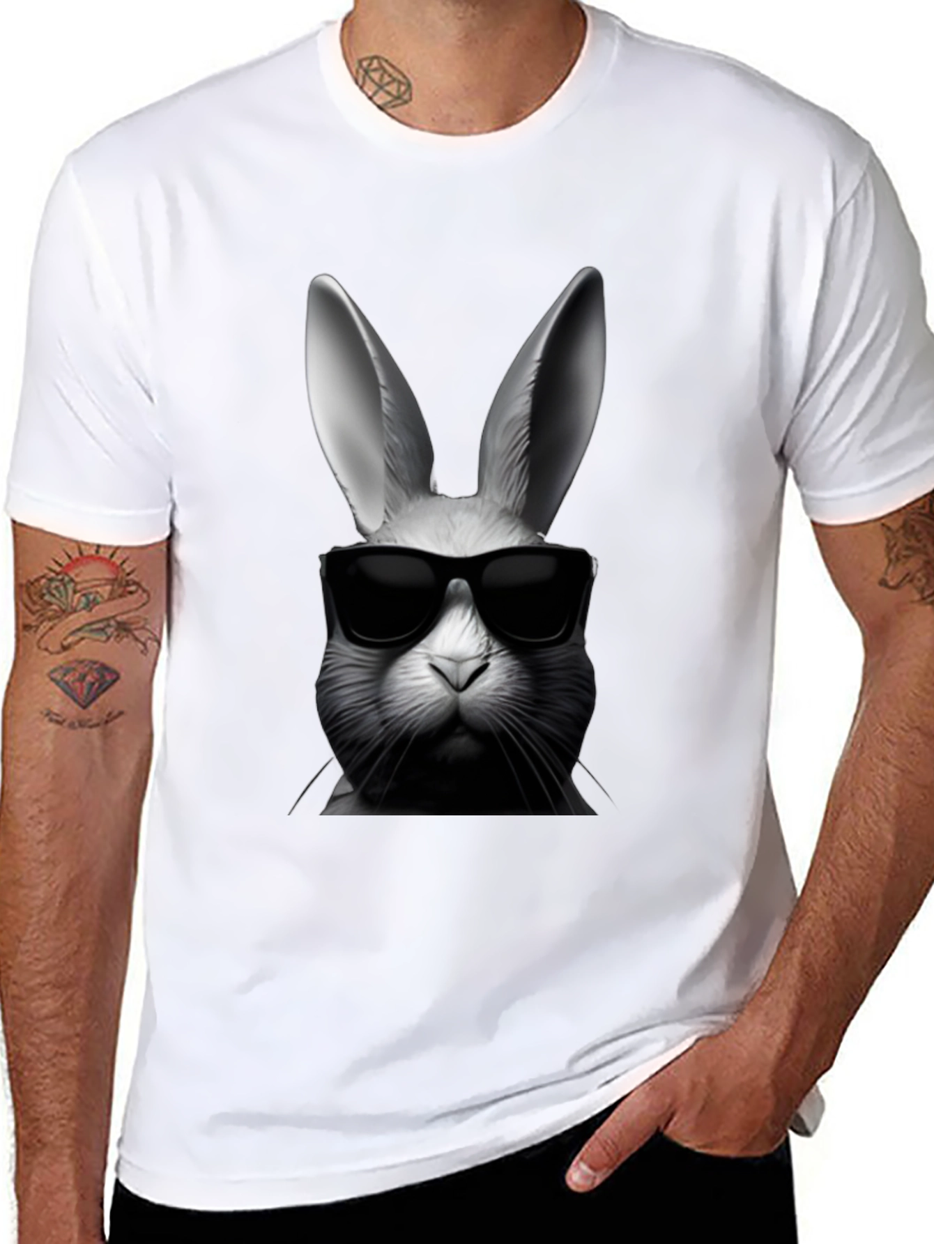 Cool Rabbit Graphic Tee