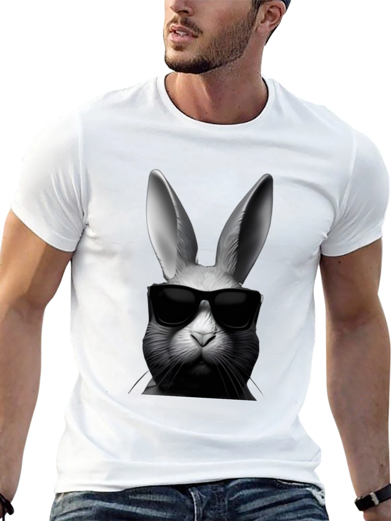 Cool Rabbit Graphic Tee