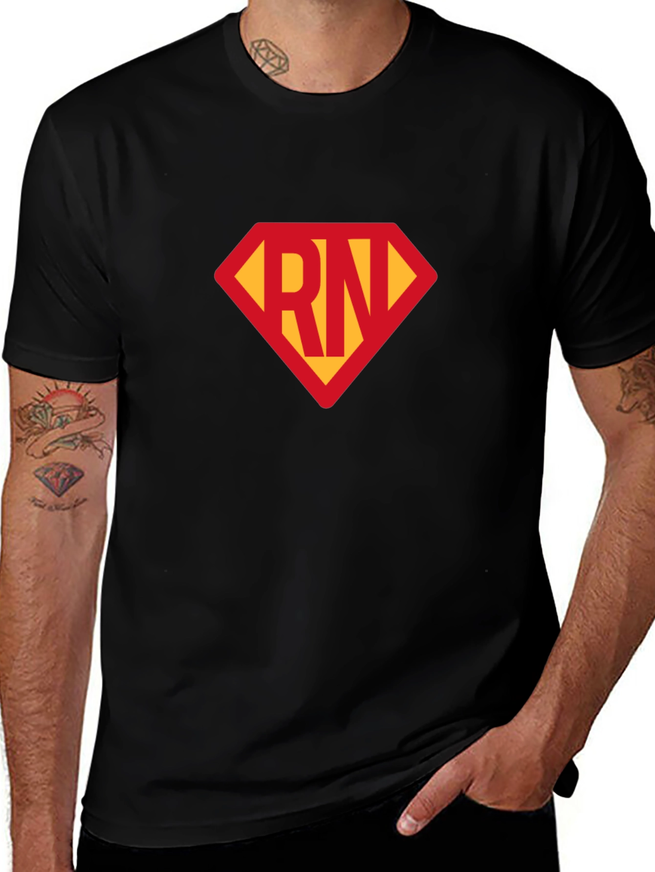 RN Superhero T-Shirt - Registered Nurse Apparel