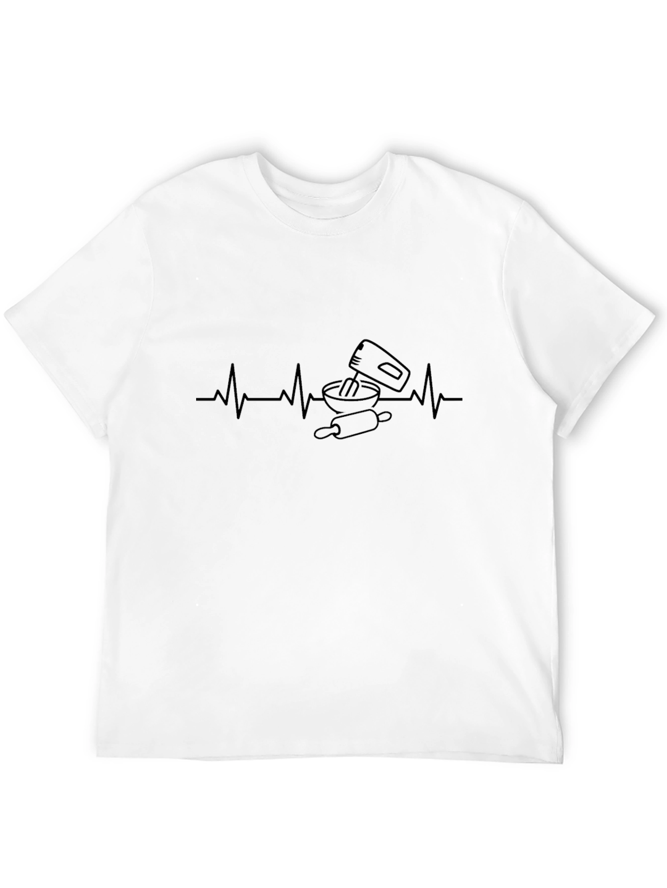 Bakers Heartbeat Black T-Shirt