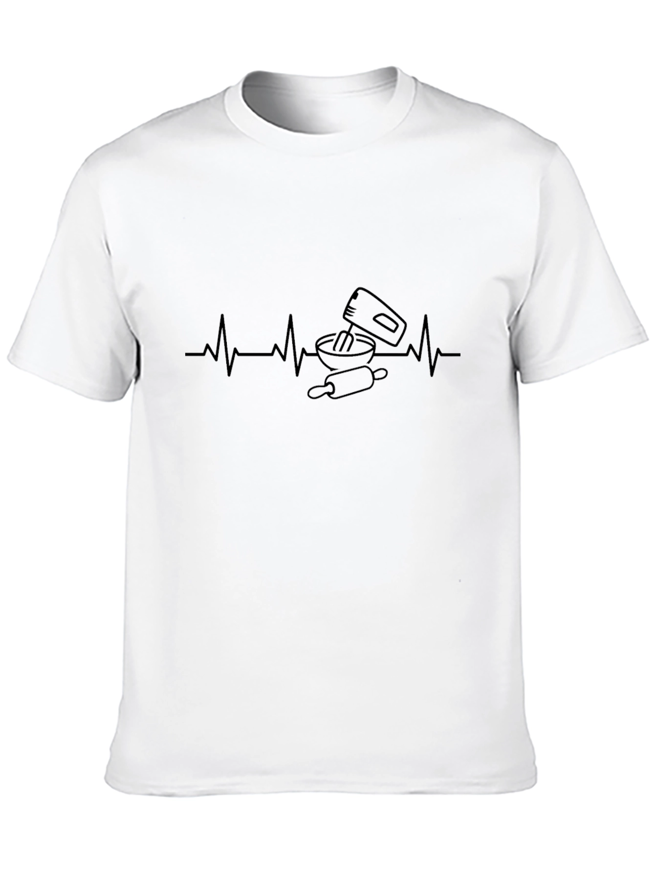 Bakers Heartbeat Black T-Shirt