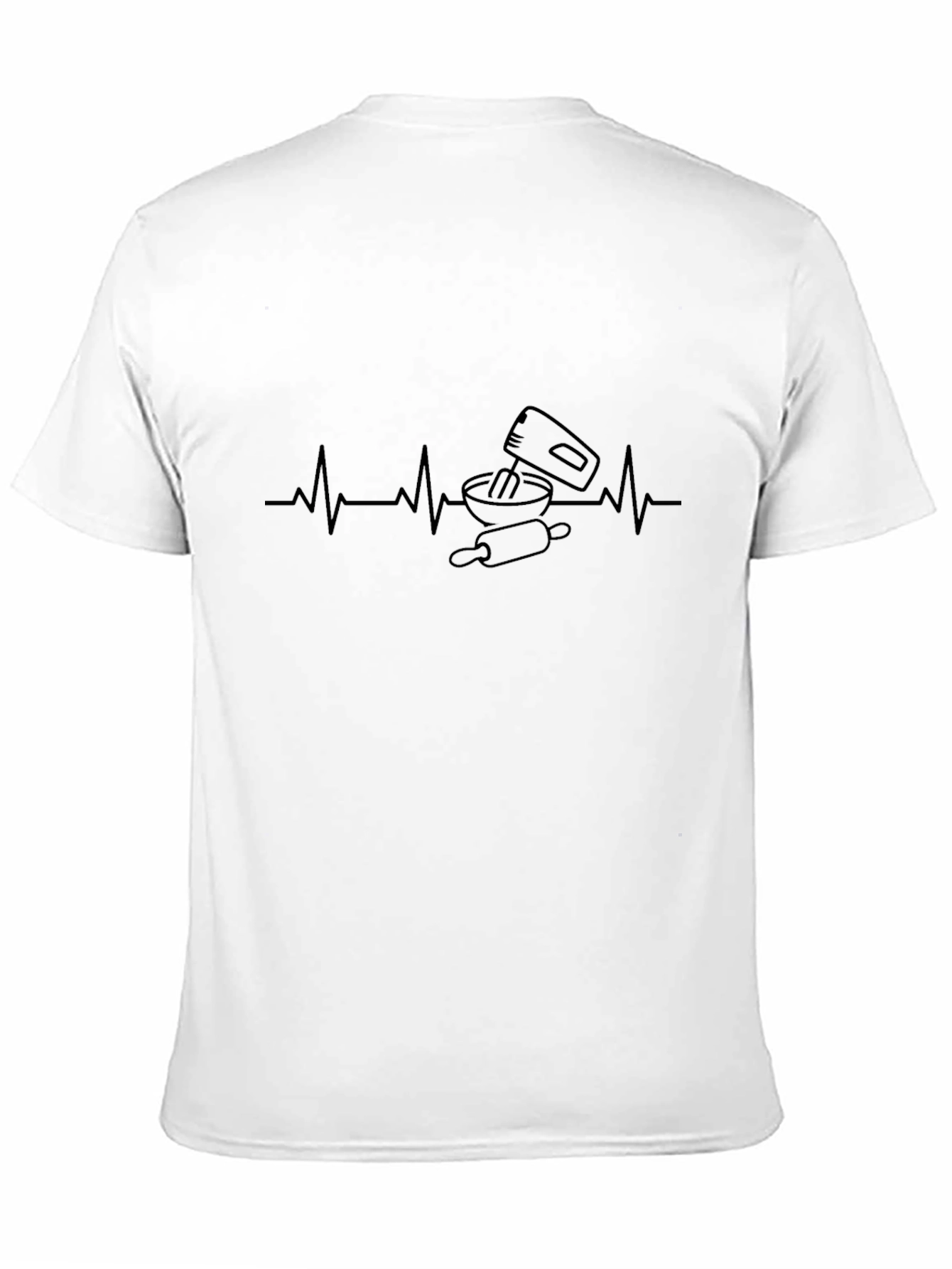 Bakers Heartbeat Black T-Shirt