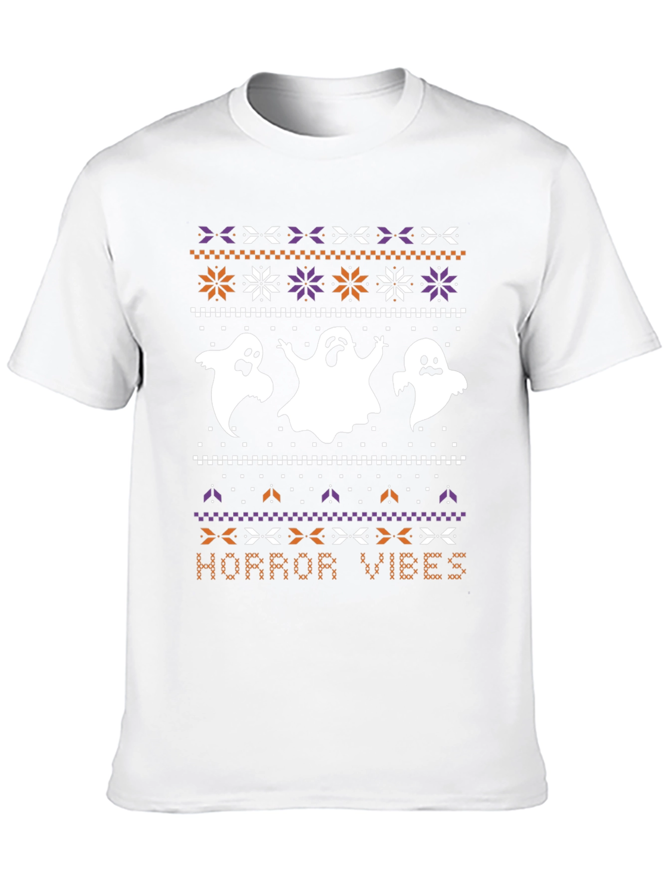 Halloween Horror Vibes Ghost T-Shirt